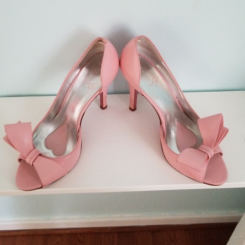 Pink heels by Paris Hilton!